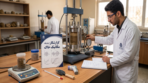 دانلود گزارشکار آزمایشگاه مکانیک خاک